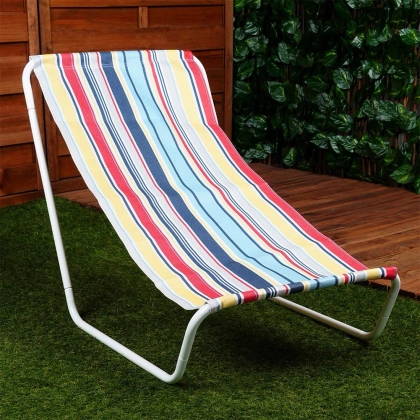 Leżak plażowy składany