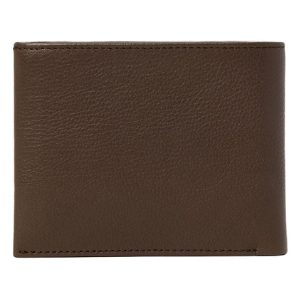 Portfel Button Brown