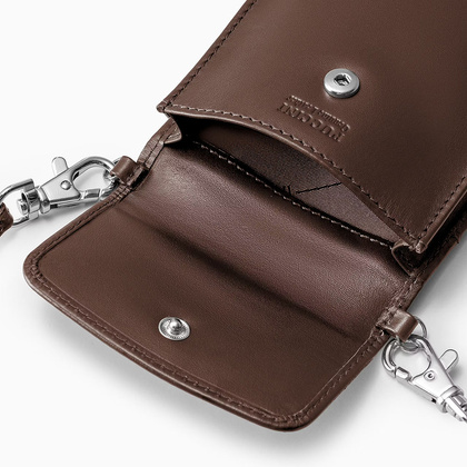 Torebka na telefon skórzana PUCCINI VULCANO VC92525 2 Brązowa