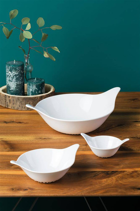 Miska Leaf M czerwona 3653536