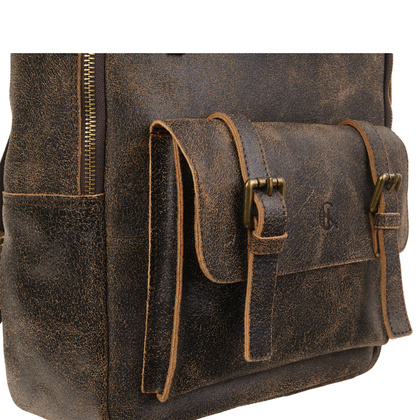 Uniwersalny plecak skórzany vintage Canaletto P450s285