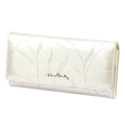 Duży skórzany portfel damski Pierre Cardin
