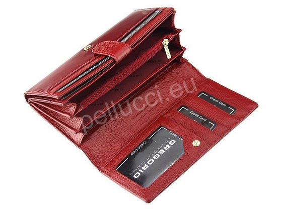 Portfel damski skórzany PELLUCCI SH-102 Niebieski