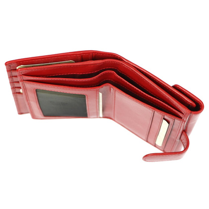 Portfel damski skórzany PELLUCCI 866-47 RFID Czerwony