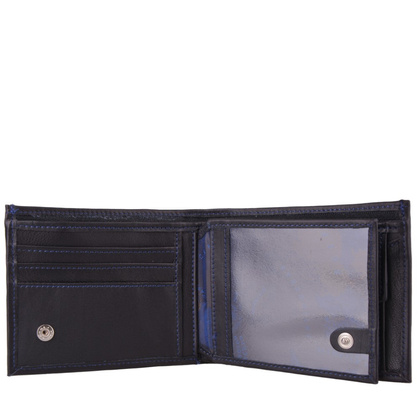 Portfel męski skórzany KEMER P29N LK Czarny / Granatowy - min. zamówienie 20 / 50 / 100 szt.