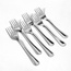 Widelczyki deserowe do ciasta stalowe srebrne zestaw 6 szt.