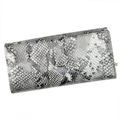 Portfel damski skórzany PELLUCCI SNR-122 RFID popiel