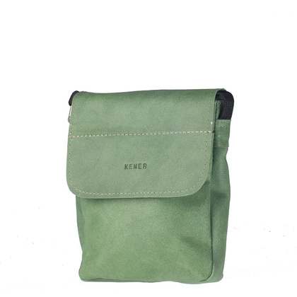 Torba skórzana KEMER S7 Zielona - min. zamówienie 20 / 50 / 100 szt.