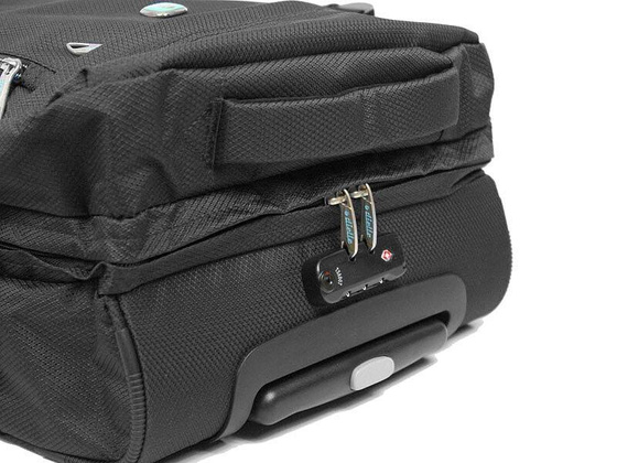 Torba podróżna na kołach DIELLE Czarna