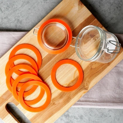 Uszczelka silikonowa do słoików z klipsem 8,1 cm 6 szt. ORION