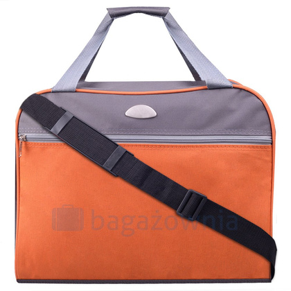 Torba podróżna podręczna PELLUCCI RGL WIZZ AIR M2 Szaro pomarańczowa