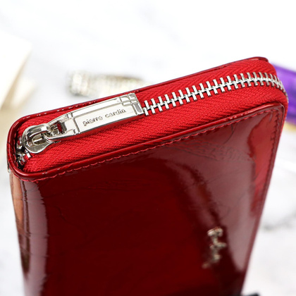 Pierre Cardin Duży damski portfel skórzany