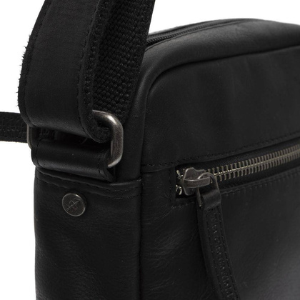 Torba na ramię skórzana Czarna - min. zamówienie 20 / 50 / 100 szt.