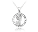 MINET Srebrny naszyjnik Zodiac PANNA