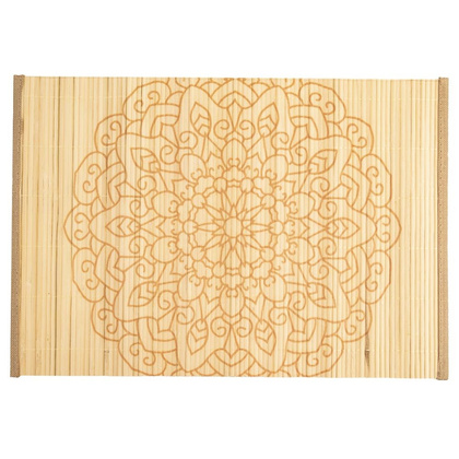 Mata kuchenna na stół bambusowa zwijana mandala 30x45 cm