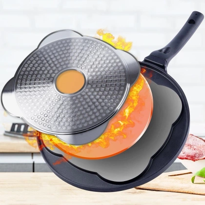 Patelnia do jajek placków pancakes naleśników granitowa GRANDE 27 cm