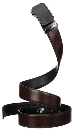 Elegancki pasek automatyczny ze skory naturalnej