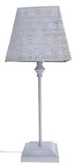 Lampka nocna szara ażurowa