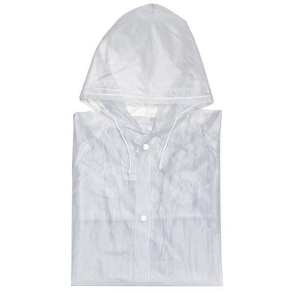 Płaszcz przeciwdeszczowy CLERMONT-FERRAND Przeźroczysty
