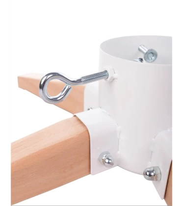 Stojak choinkowy metalowy+drewno model 7313