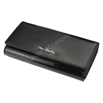 Portfel damski skórzany PIERRE CARDIN 02 LEAF 102 Czerwony