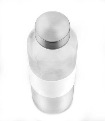 NOWOŚĆ Butelka szklana GLASSI 16207-01 Biała