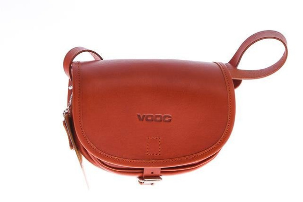 Listonoszka mała torebka KEMER VOOC Vintage P14 Koniak