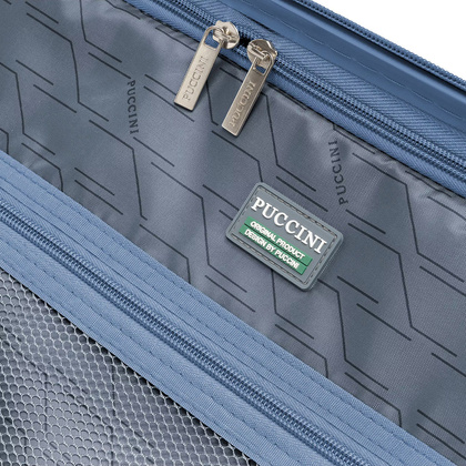 Duża walizka PUCCINI YOKO PP029A 7A Niebieska