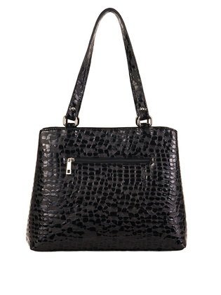 Elegancka skórzana torebka damska Canaletto – unikalna faktura przypominająca krople TD905s258