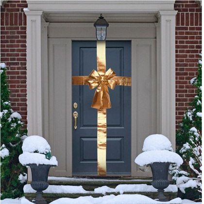 KOKARDA NA DRZWI 33x10x42CM WSTĄŻKA 4,3M ZŁOTA