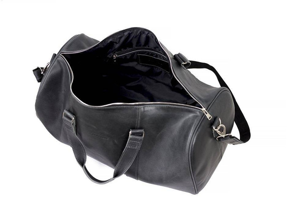 Skórzana torba podróżna na ramię BRØDRENE R20 grafit smooth leather - min. zamówienie 20 / 50 / 100 szt.