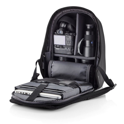 Bobby Hero Regular plecak chroniący przed kieszonkowcami XD COLLECTION Czarny