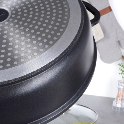 Patelnia granitowa rondel 28 cm GRANDE gaz indukcja