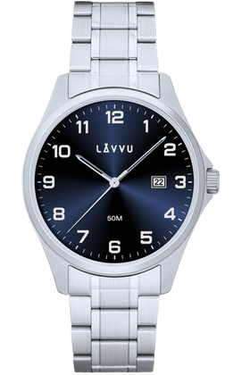 LAVVU Zegarek ze stali nierdzewnej ​GLIMT Blue
