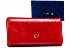 Duży, elegancki portfel damski ze skóry ekologicznej — 4U Cavaldi