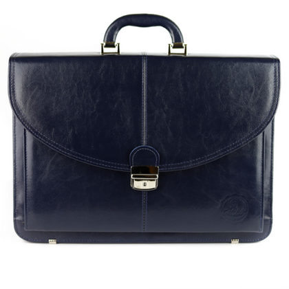 537 Teczka skórzana elegant - granat KEMER