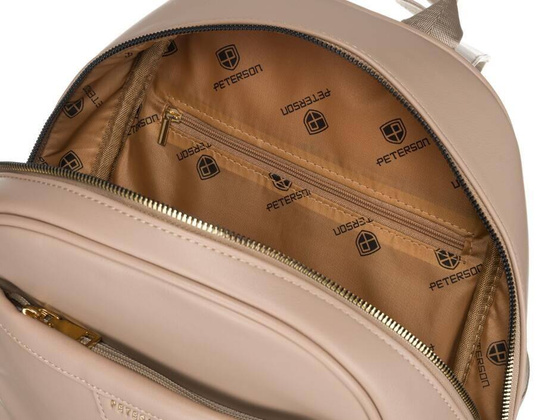 Pojemny plecak damski ze skóry ekologicznej