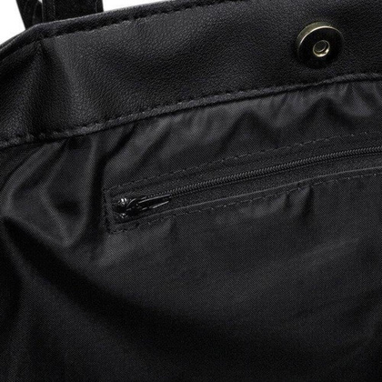 Torebka damska na ramię KEMER SOLIER FB03 Czarna - min. zamówienie 20 / 50 / 100 szt.