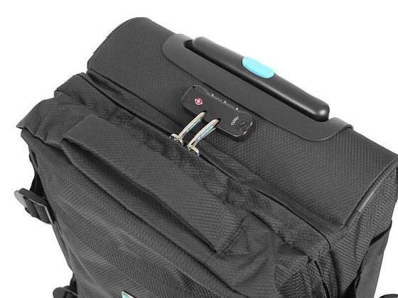 Torba podróżna na kołach DIELLE Czarna