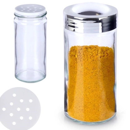 Pojemnik kuchenny pojemniczek szklany słoik na przyprawy do przypraw 80 ml