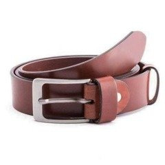 Pasek męski skórzany KEMER SOLIER SB11 Ciemny Brąz - min. zamówienie 20 / 50 / 100 szt.