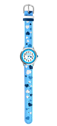 CLOCKODILE Niebieski zegarek dziewczęcy SERCA