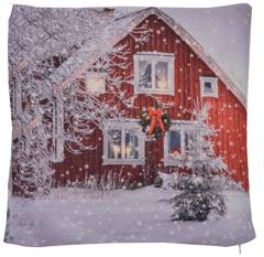 Poduszka ze świątecznym nadrukiem