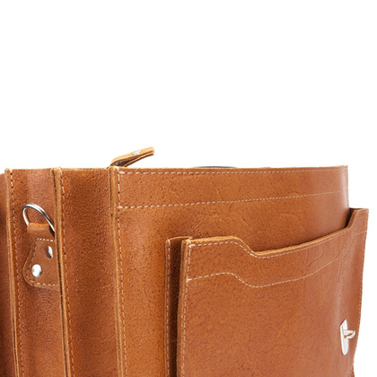 Big torba skórzana biznesowa KEMER VOOC TC8 Camel Edycja Limitowana