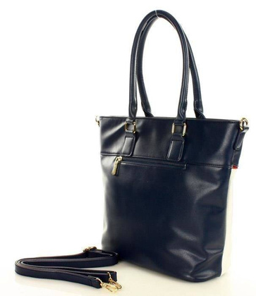 MONNARI Funkcjonalna torba shopper bag granatowy - min. zamówienie 20 / 50 / 100 szt.