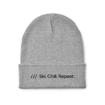 Dzianinowa czapka z mankietem