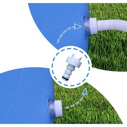 BASEN ROZPOROWY Z DMUCHANYM KOŁNIERZEM 300X76CM 17793