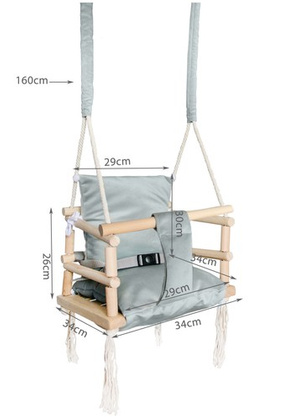 Huśtawka szara NEW H18026