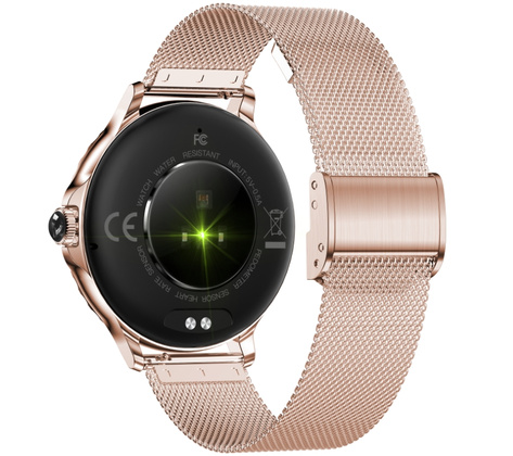 Smartwatch Damski Rubicon RNCF19-1 Różowe Złoto Bransoleta + Pasek
