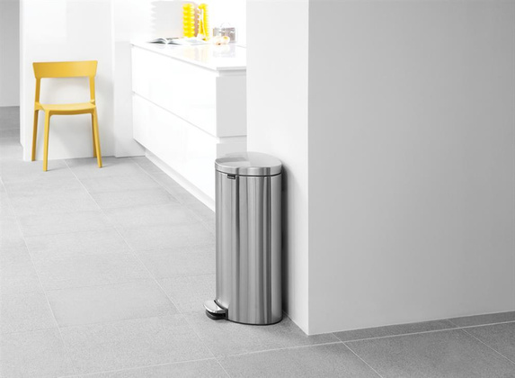 Kosz pedałowy 30l stalowy 482007 FlatBack+